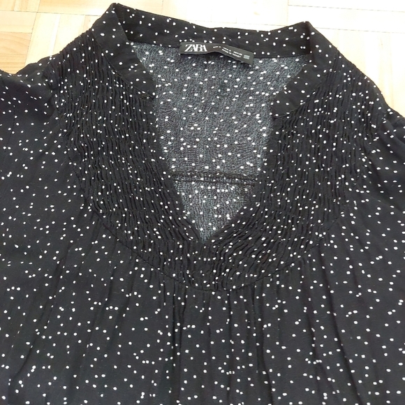 Zara polka dot casual dress size S - Picture 5 of 8